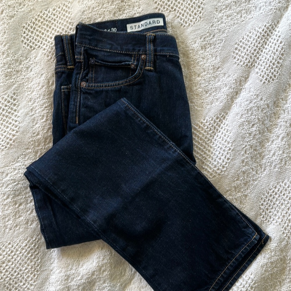 GAP 1969 Men's Dark Wash Denim Straight Leg Jeans Size 32x30. Never worn.